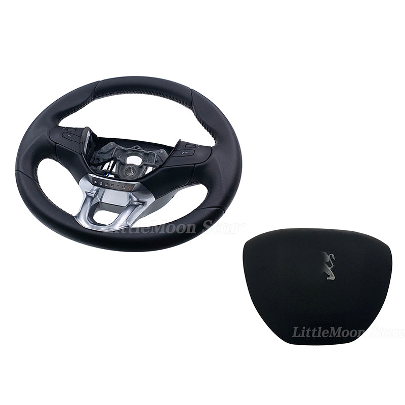 Wanautoparts Original new modified small size sports steering wheel assembly for Peugeot 206 207 208 2008 308 408 508 5008 RCZ