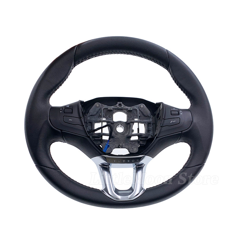 Wanautoparts Original new modified small size sports steering wheel assembly for Peugeot 206 207 208 2008 308 408 508 5008 RCZ