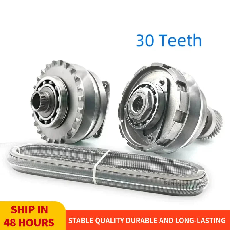 JF011E RE0F10A For Nissan-Altima/Sentra/Dodge CVT/Jeep Patriot Compass 2007 CVT Transmission 901047 30T Pulley Set & Chain Belt