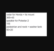 Load image into Gallery viewer, For Accord radar module bracket Polestar 2 glass kettle water pipe buzzer