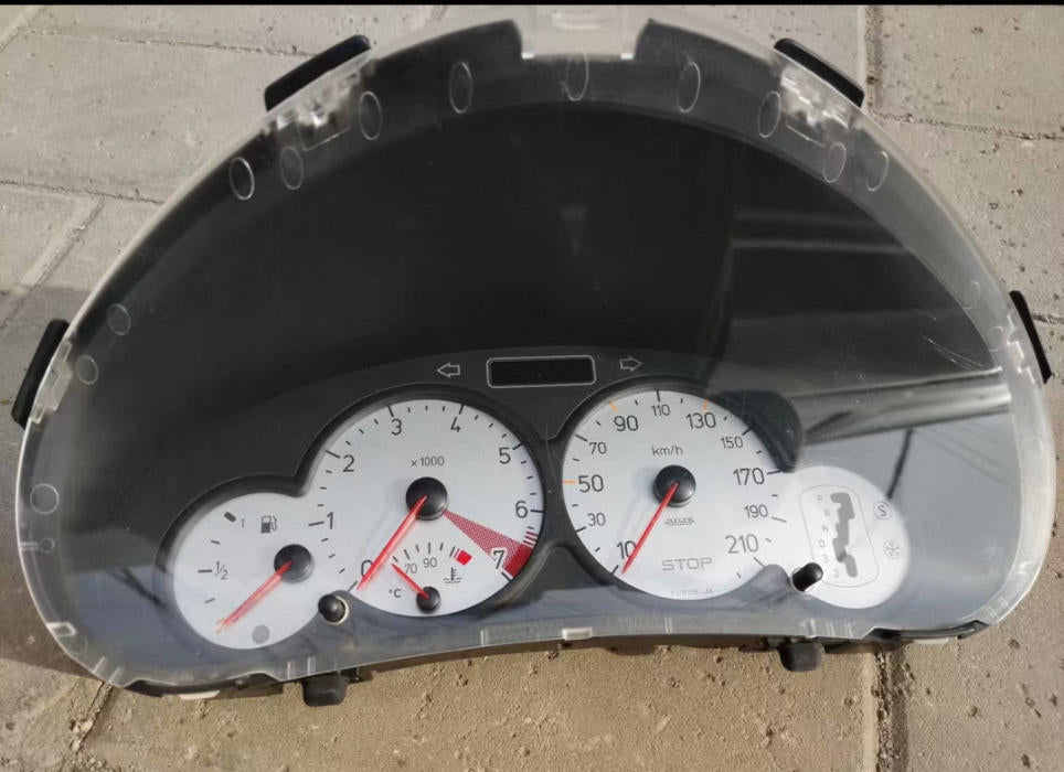 For Peugeot 206 206cc Instrument Assembly  speedometer water temperature gauge used parts