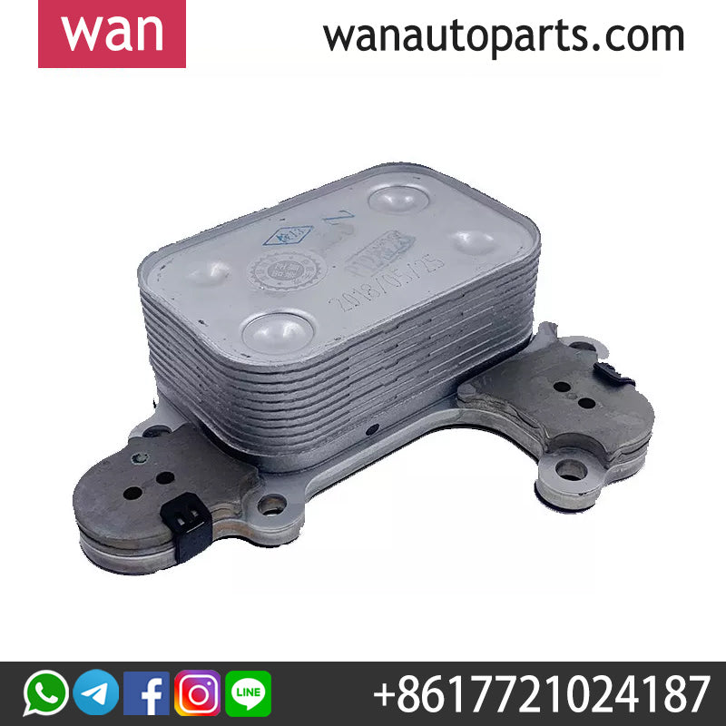 Wanautoparts Original brand new engine oil cooler oil radiator 9807426480 for Citroen C2 C3 C4 DS3 DS4 1.2T  Peugeot 208 308 408 3008