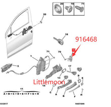 画像をギャラリービューアに読み込む, Wanautoparts Original brand new door lock door lock hook 916468 for Peugeot 301 2008 308 408 508 3008 5008 Citroen C3 C4 C5 C6 DS3 DS4