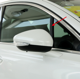 Wanautoparts original brand new front triangular window decorative strip plastic strip 9326CT 9327EG  for Peugeot 508 508SW