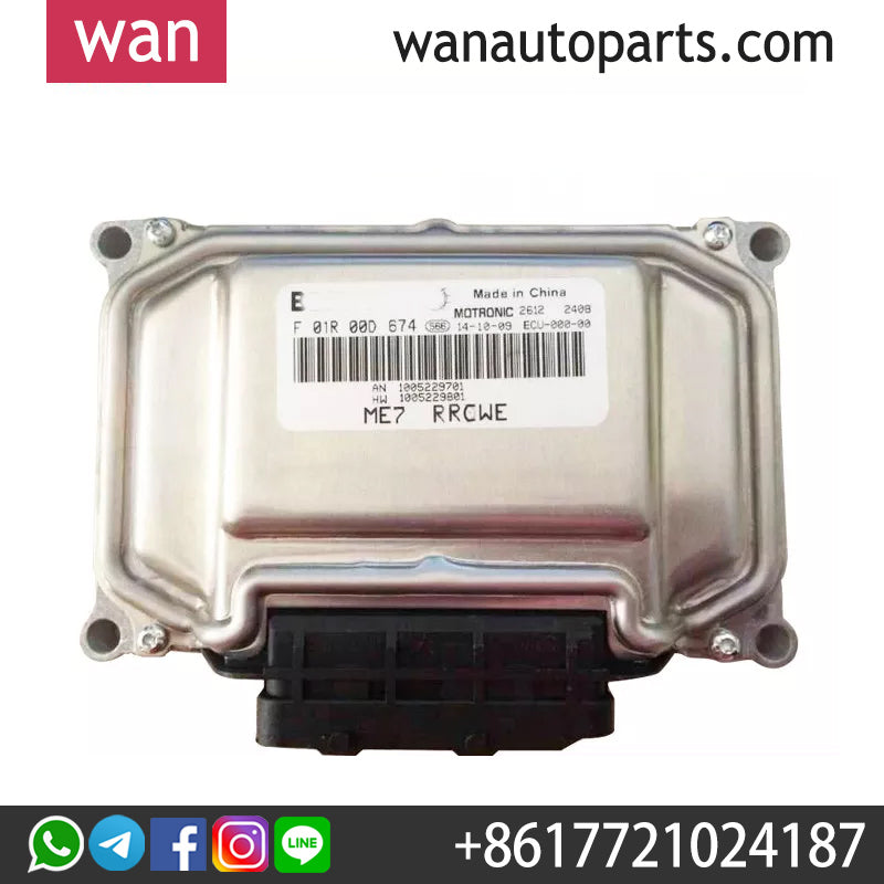 Wanautoparts Original brand new engine computer ECU F01R00DF54 ME7 for Roewe 350 360 550 750 MG3 MG5 MG6