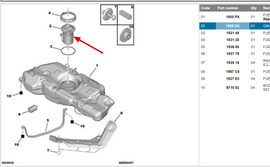 Wanautoparts original brand new fuel pump assembly low pressure gasoline pump assembly 1525QC  for Peugeot RCZ 207cc