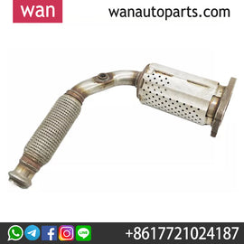 Wanautoparts The original new three-way catalyst exhaust pipe 9676453380 For Peugeot 2008 301 308 408 Citroen C1 C2 C3 Elyess C4 EC5