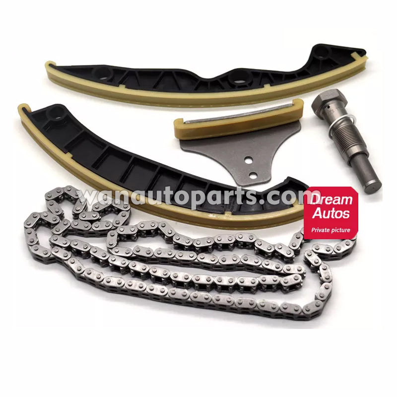 Wanautoparts Original Timing Chain Set Rail Timing Tensioner Timing Five Kit 10025619 TSR200011 RAL200012  for MG3 MG5 350 360 1.3L / 1.5L