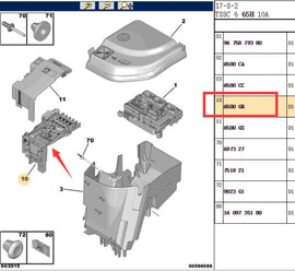Wanautoparts Battery manager battery fuse box battery controller BPGA 6500GR/9666527680 28236841 For Peugeot 3008 RCZ 508 5008 308