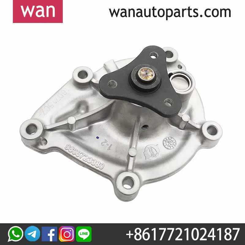 Wanautoparts Original new engine water pump cooling water pump 9801573380 for Peugeot 206 107 207 308 408 508 3008 Citroen C2 C3 C4 C5 DS1.6T