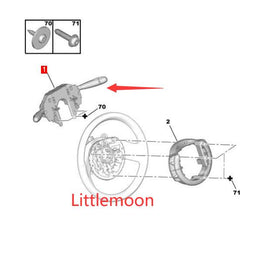 Wanautoparts Original new headlight combination switch turn signal switch wiper switch 6242T2 624349 for Citroen C4 C4pallas