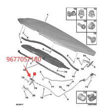 Cargar imagen en el visor de la galería, Wanautoparts Original brand new hood lock engine cover lock 9677057180 9677035280for the new Citroen Elyess Peugeot 301