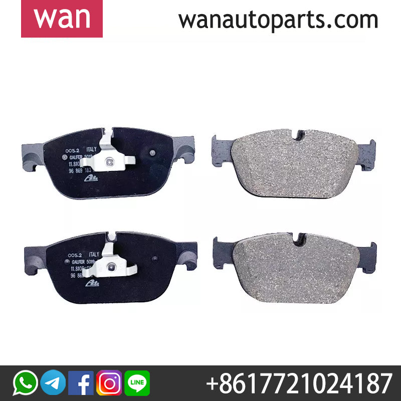 Wanautoparts Original brand new front brake pads (four pieces) 1612739280 for Peugeot 3008 4008 5008 508 Citroen C5 C6 DS4 DS5 DS6