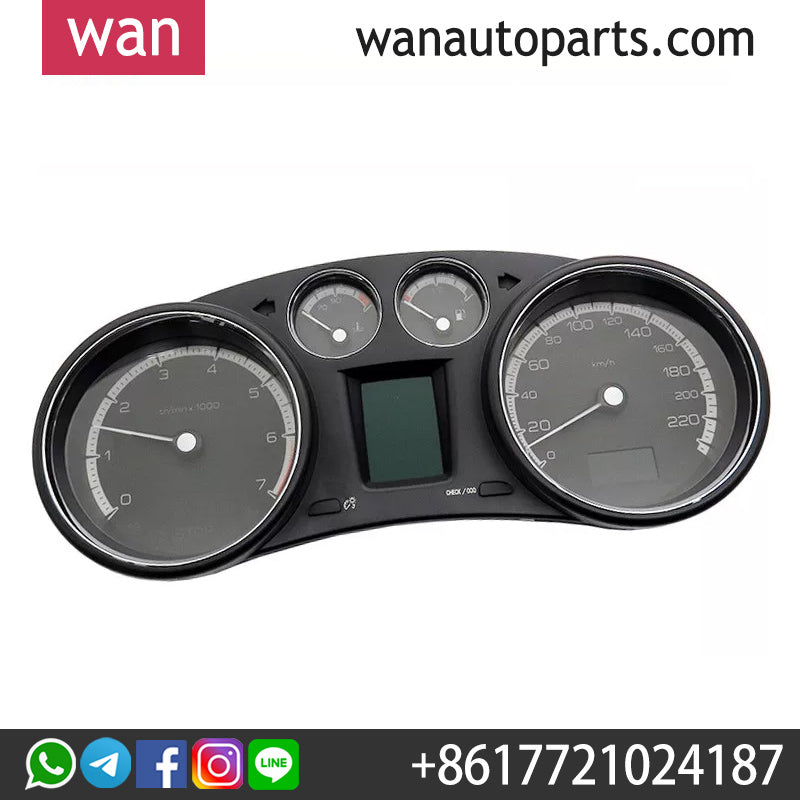 Wanautoparts Original brand new instrument assembly car display instrument central control instrument 9675678380 for Peugeot 408 308