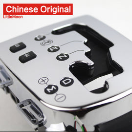 Wanautoparts Chrome-plated shifting panel Automatic gear position panel Gear position decorative cover For Peugeot 307 C4 Pallas 2461A9