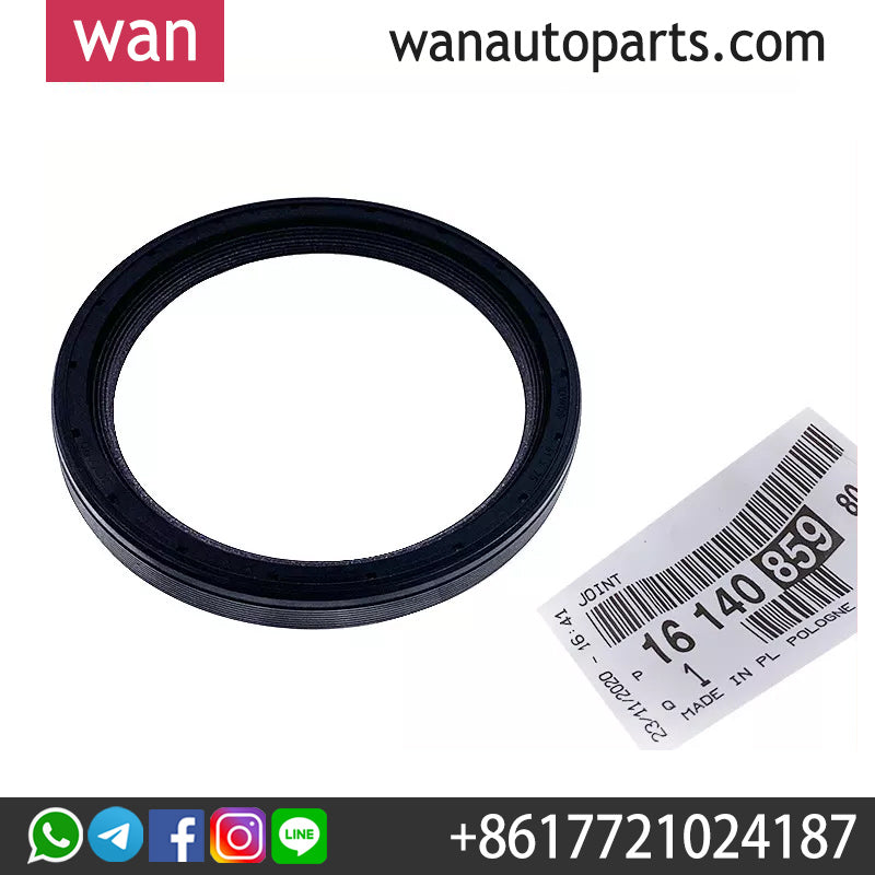 Wanautoparts Original brand new front crankshaft oil seal 0514C8 1614085980 for Peugeot 3008 RCZ 308 408 508 Citroen C4 C5 DS3 DS4 DS5 1.6T