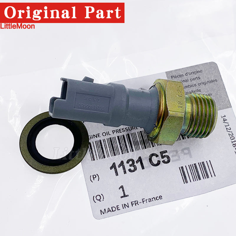 Wanautoparts Original new engine oil pressure switch oil pressure sensor 1131C5 for Peugeot 206 207 307 308 408 508 3008 Citroen C3 C4 C5 DS