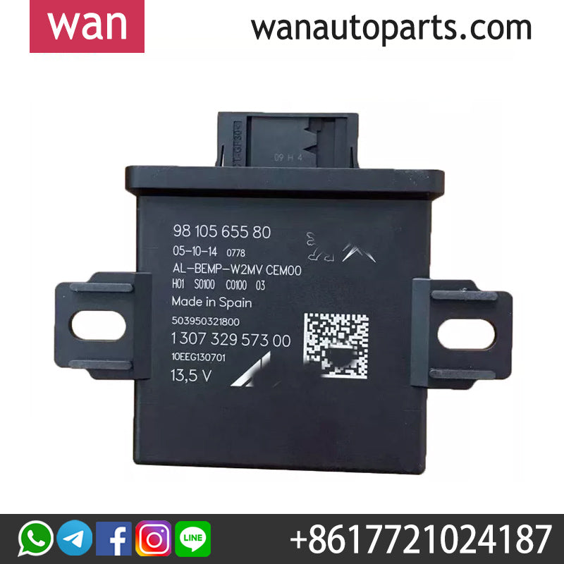 Wanautoparts Original brand new headlight control wooden block headlight electronic controller Electronic module 9810565580 for Peugeot 508