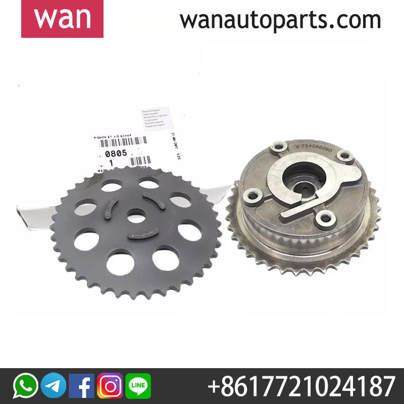 Wanautoparts Original new engine camshaft gear timing gear VVT gear 0805H6 0805H5 V754586280 for Peugeot 308 508 3008 RCZ Citroen C4 C5 DS