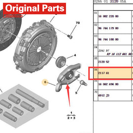 Wanautoparts clutch release fork 211766 211761For Peugeot 1007 206 207 3008 307 308 406 407 5008 508 607 806 Citroen C1 C2 C3 C4 DS Partner
