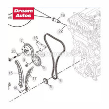 Load image into Gallery viewer, Wanautoparts Original Timing Chain Set Rail Timing Tensioner Timing Five Kit 10025619 TSR200011 RAL200012  for MG3 MG5 350 360 1.3L / 1.5L