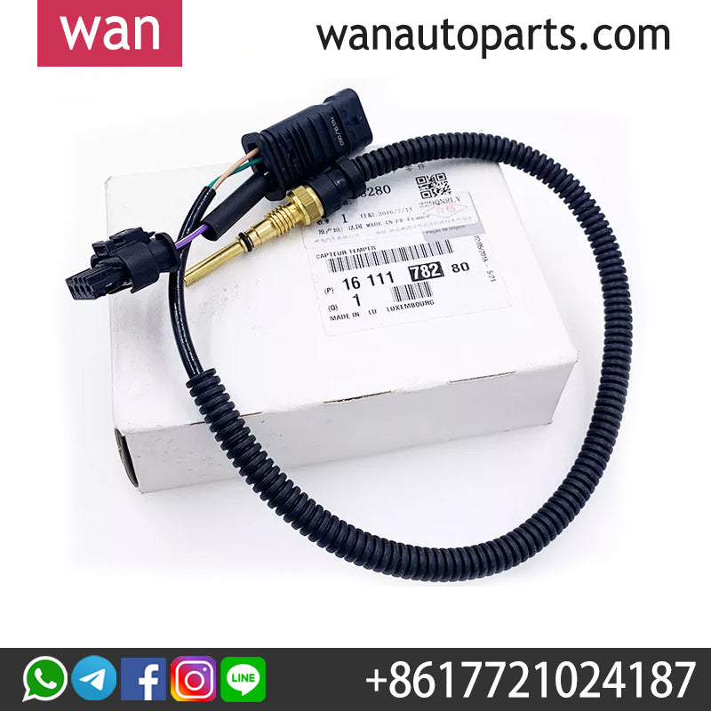 Wanautoparts original brand new cooling water temperature sensor 1611178280 For Peugeot RCZ 3008 308 408 508 207 Citroen C4 C5 Ds3