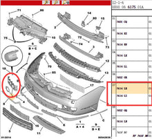 画像をギャラリービューアに読み込む, Wanautoparts Original brand new fog light frame Front fog light decoration cover 7414LS 7414LR for Citroen C6