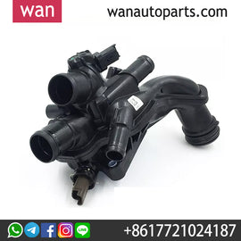 Wanautoparts Original water outlet assembly Thermostat assembly For Peugeot 308 3008 207 508 5008 Citroen C4 C5 C3 1.6T 9808647080