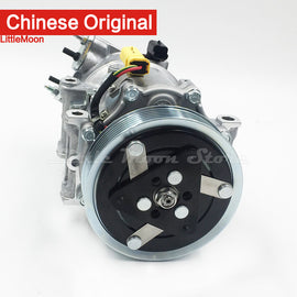 Wanautoparts original new AC air conditioning compressor SD6C12 9678038980 for Peugeot 307 308 408 207 508 208 Citroen C3 C4 C5 DS