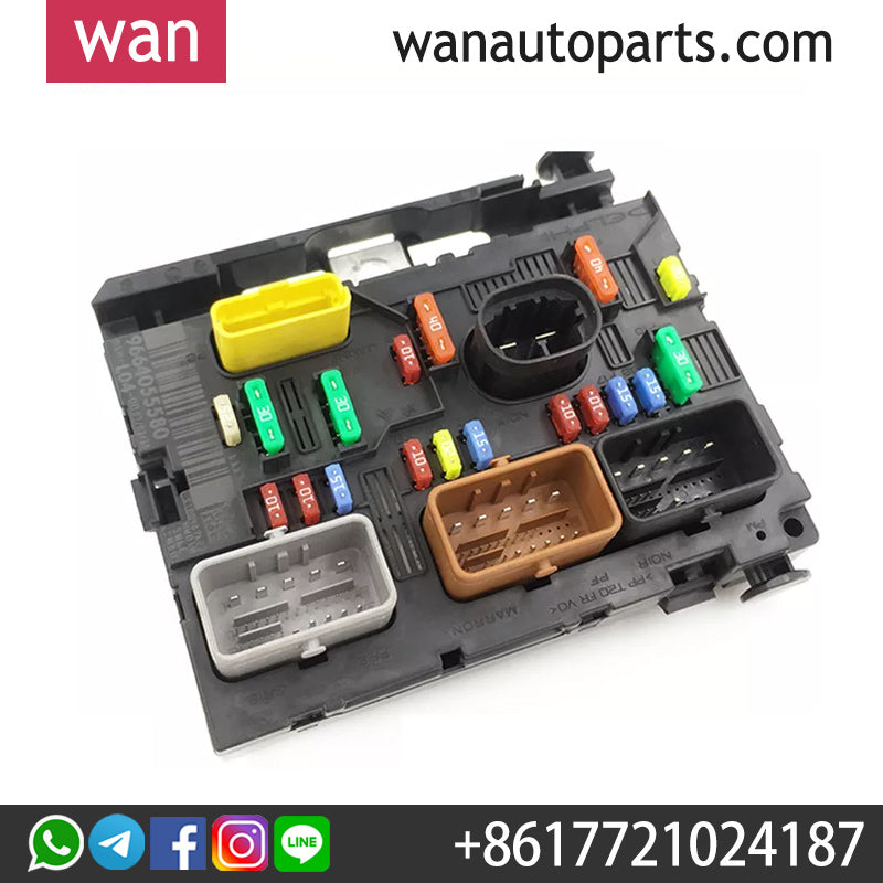 Wanautoparts Brand New Genuine Fuse Box Unit Assembly BSM L04=L11 6500FH 9664055780 9664055580 For Peugeot  207 307 Citroen C4 C5 Triumph