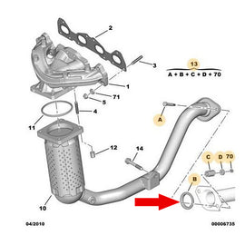 Wanautoparts Originalnew exhaust pipe mat Muffler ball head Silencer pad 1712C4 for Peugeot 206 207 307 408 Citroen C2 C3 C4 C-quatre 1.6/16v