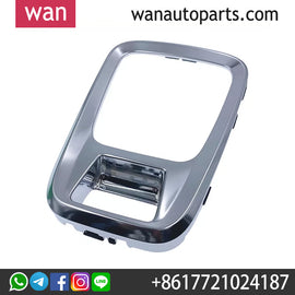 Wanautoparts Original brand new gear decorative frame shift panel plating frame Car accessories handbrake button frame For Peugeot 3008