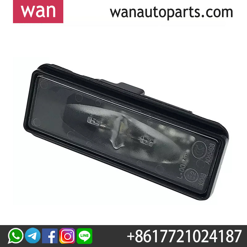 Wanautoparts Original brand new LED license plate light 6340G3 6340F0 for Peugeot 2008 301 308 408 3008 508 Citroen C3 C4 C5 DS4 DS5