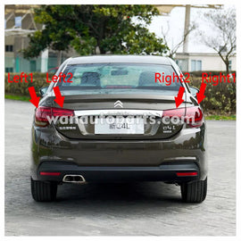 Wanautoparts Suitable for new Citroen C4 rear tail light assembly LED rear tail light assembly rear lights original new parts