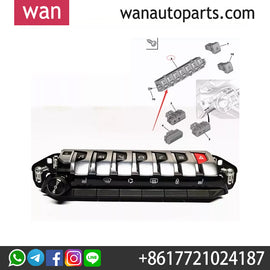Wanautoparts Multi-function control panel 98106118DX 98111309ZD For Peugeot 3008/4008/5008 air conditioning control panel / integrated switch