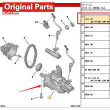 Charger l&#39;image dans la galerie, Wanautoparts – ensemble pompe à huile d&#39;origine avec électrovanne V764737680 1001F9, flambant neuf, pour Peugeot 2008 3008 partenaire citroën C1 C2 C3DS3 1.6T 