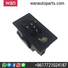 Wanautoparts Seat heating switch Seat heating button For Peugeot 508 308 407 3008 408 Citroen C5 C4 C6 8906HR 8906HQ Yellow background light