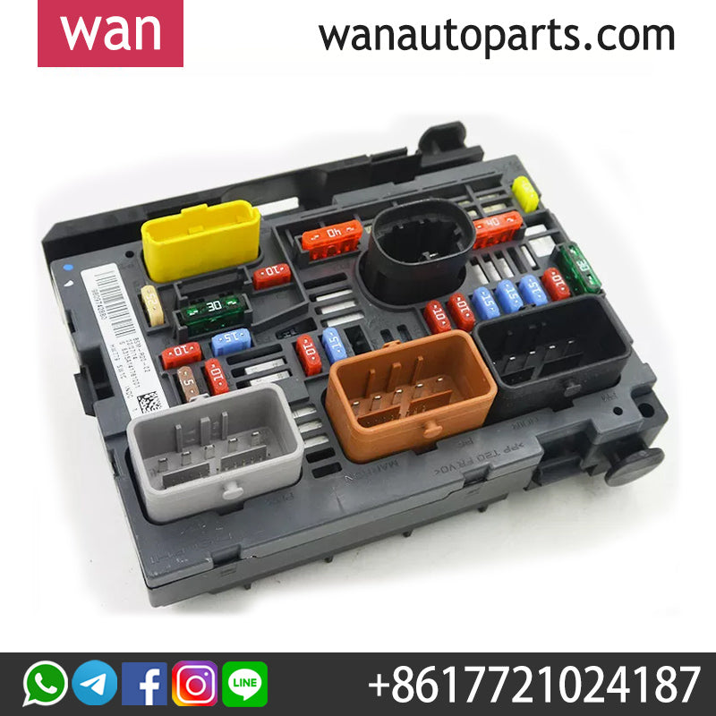 Wanautoparts Brand New Genuine Fuse Box Unit Assembly Under Bonnet 9809742880 9666700480 BSM R05=R20 For Peugeot 307 308 408 Citroen C4