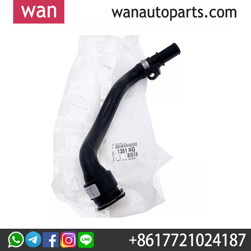 Wanautoparts Original new water tank cooling hose water pump connection pipe 1351NG for Peugeot 3008 207 308 Citroen C4 DS5 DS6