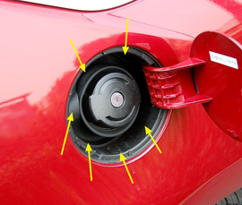 Wanautoparts original new fuel tank cap hinge plastic protective cover for fuel tank cover 151880 1518E1 for C4 hatchback (5doors）