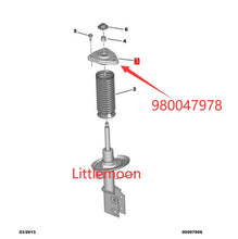 Charger l&#39;image dans la galerie, Wanautoparts Nouveau amortisseur avant support supérieur amortisseur supérieur amortisseur en caoutchouc 9800479780 pour Peugeot 308 408 3008 5008 Citroen C4Picass 