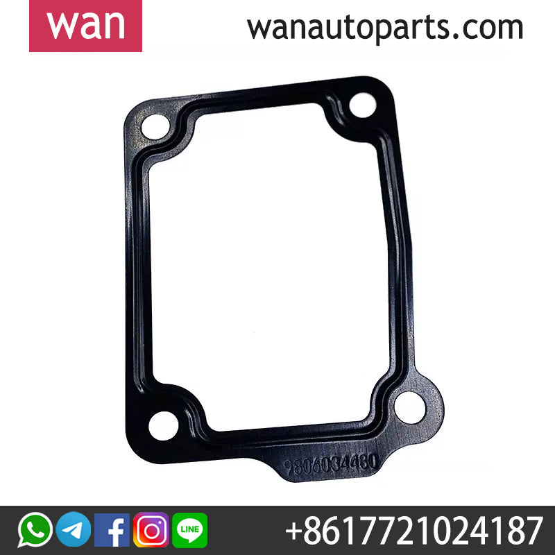 Wanautoparts Original new engine outlet chamber gasket thermostat outlet chamber flange 9804663280 for Peugeot 307 408 301 2008 Citroen C3 C4