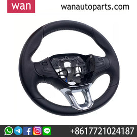 Wanautoparts Original new modified small size sports steering wheel assembly for Peugeot 206 207 208 2008 308 408 508 5008 RCZ